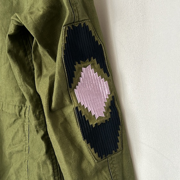 Scotch & Soda Amsterdam Army Green Cotton Long Sleeve Jacket Coat **Sz S** 🌸🌸 - Picture 4 of 6